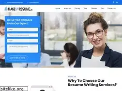 Sites similar to makemyresume.ae