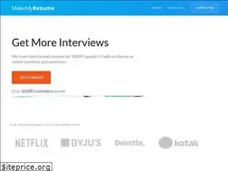 Sites similar to makemyresume.co.in
