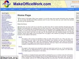 Sites similar to makeofficework.com