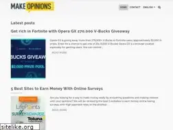 Sites similar to makeopinions.com