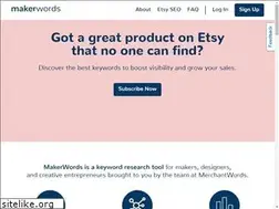 Sites similar to makerwords.com