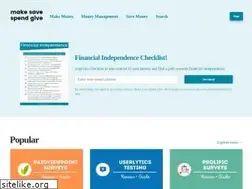 Sites similar to makesavespendgive.com