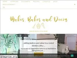Sites similar to makesbakesanddecor.com