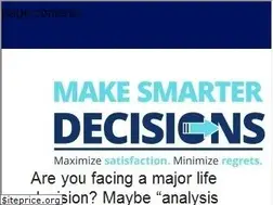 Sites similar to makesmarterdecisions.com