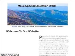 Sites similar to makespecialeducationwork.com