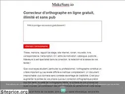 Sites similar to makesure.io