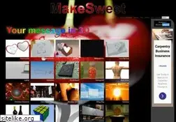 Sites similar to makesweet.com