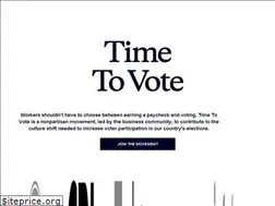 Sites similar to maketimetovote.org