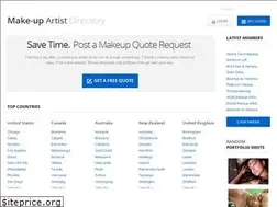 Sites similar to makeupartistdirectory.com