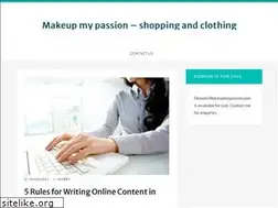 Sites similar to makeupmypassion.com