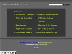 Sites similar to makeuppassionchic.com