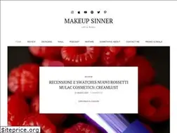 Sites similar to makeupsinner.com
