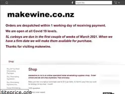Sites similar to makewine.co.nz