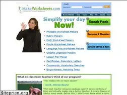 Sites similar to makeworksheets.com