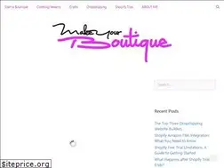Sites similar to makeyourboutique.com