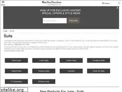 Sites similar to makeyourownsuits.com