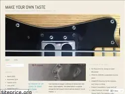 Sites similar to makeyourowntaste.com