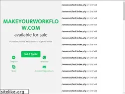 Sites similar to makeyourworkflow.com