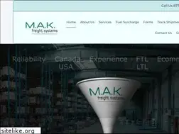 Sites similar to makfreight.com