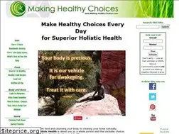 Sites similar to making-healthy-choices.com