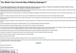 Sites similar to making-hydrogen.com