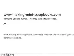 Sites similar to making-mini-scrapbooks.com