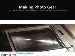 Sites similar to making-photo-gear.com