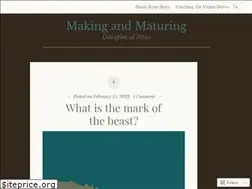Sites similar to makingandmaturing.com