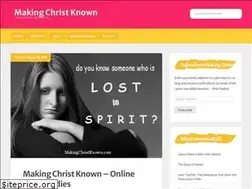 Sites similar to makingchristknown.com