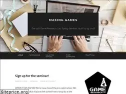 Sites similar to makinggamesseminar.wordpress.com