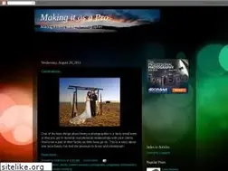 Sites similar to makingitasapro.blogspot.com
