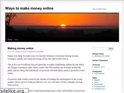 Sites similar to makingmoneyonline00.wordpress.com