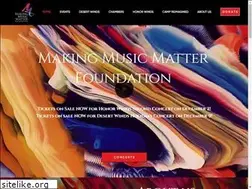 Sites similar to makingmusicmatterfoundation.org