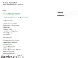 Sites similar to makingphysicsfun.com