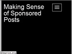 Sites similar to makingsenseofsponsoredposts.com
