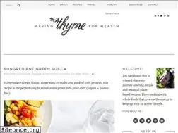 Sites similar to makingthymeforhealth.com