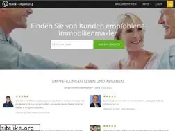 Sites similar to makler-empfehlung.de