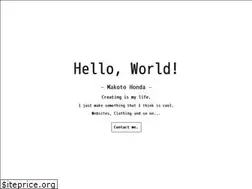 Sites similar to makotohonda.jp