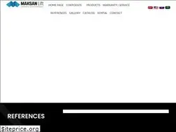 Sites similar to maksanlift.com