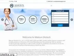 Sites similar to maksunbiotech.com