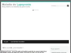 Sites similar to maladie-de-lapeyronie.info