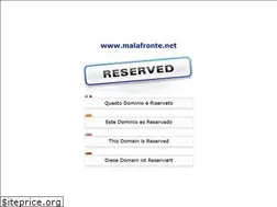 Sites similar to malafronte.net