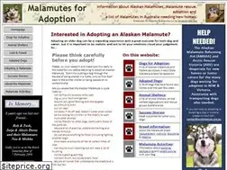 Sites similar to malamutes4adoption.info