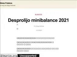 Sites similar to malaspalabras.com