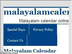 Sites similar to malayalamcalendars.com