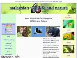 Sites similar to malaysia-wildlife-and-nature.com