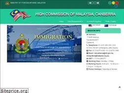 Sites similar to malaysia.org.au