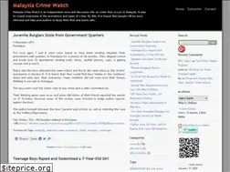 Sites similar to malaysiacrimewatch.lokety.com