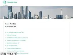 Sites similar to malaysiadata.com