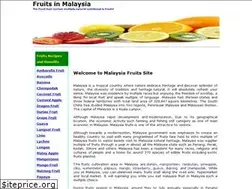 Sites similar to malaysiafruit.com
